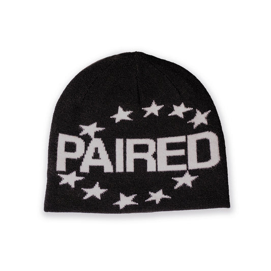 DERAIP BLACK AND GREY BEANIE